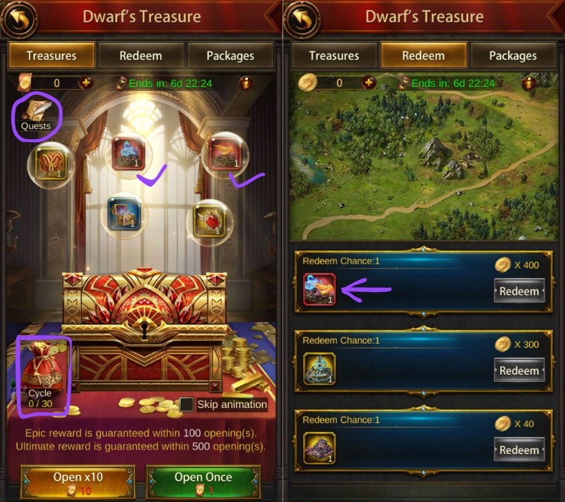 Evony 2025 Mother's Day Dwarf's Treasure Event