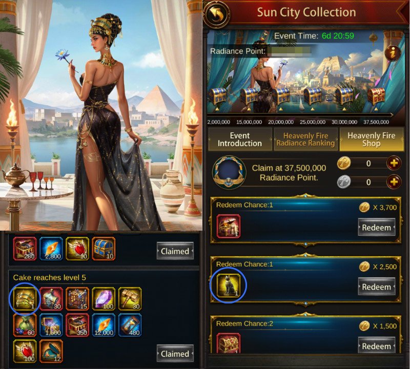 Get Champion Nefertiti & Skin in Heavenly Fire Ceremony