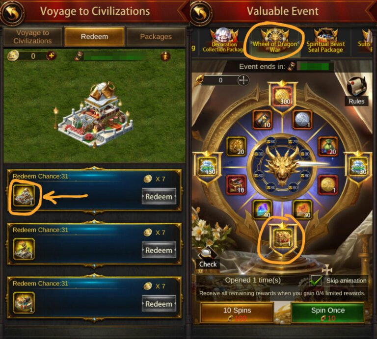 Ideal Land Wine Parade & Dragon Pattern Chest