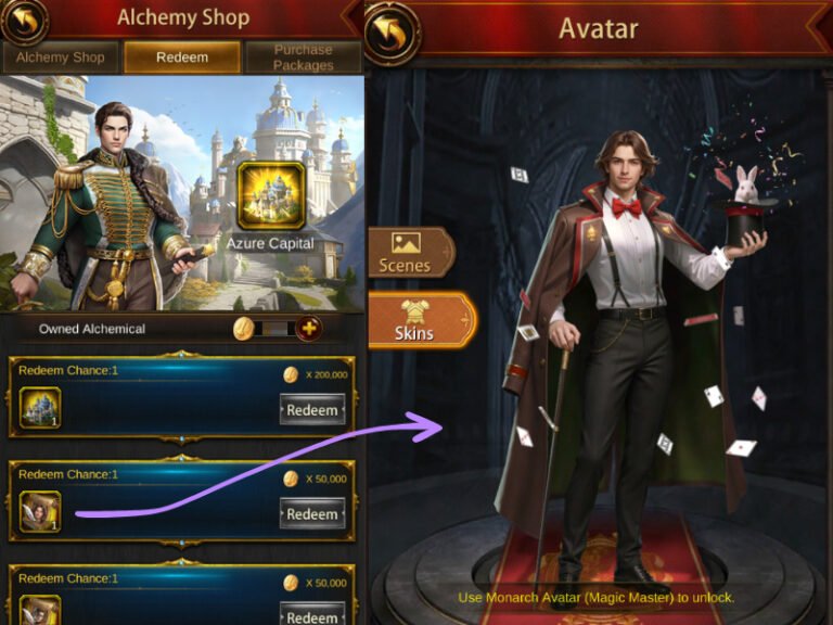 Evony 2025 Thanksgiving Event Monarch Avatar Magic Master