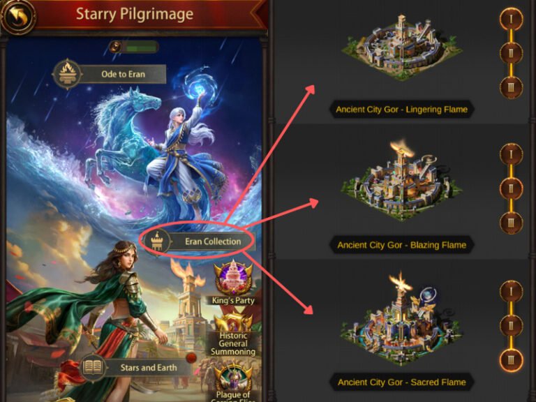 Get Evony 2026 Starry Pilgrimage Castle Ancient City Gor